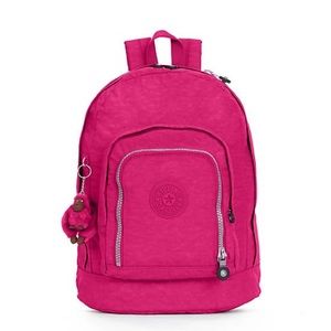 Pink Kipling Hal Backpack Book Bag